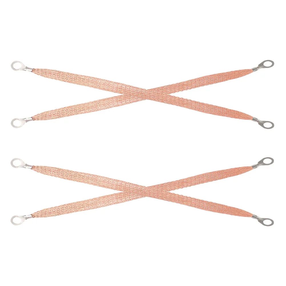 4Pcs Automotive Ground Straps Braided Copper Jumper Cables Engine Ground Strap Set for Car Battery Connection Vehicle Grounding
4Pcs Automotive Ground Straps Braided Copper Jumper Cables Engine Ground Strap Set for Car Battery Connection Vehicle Grounding