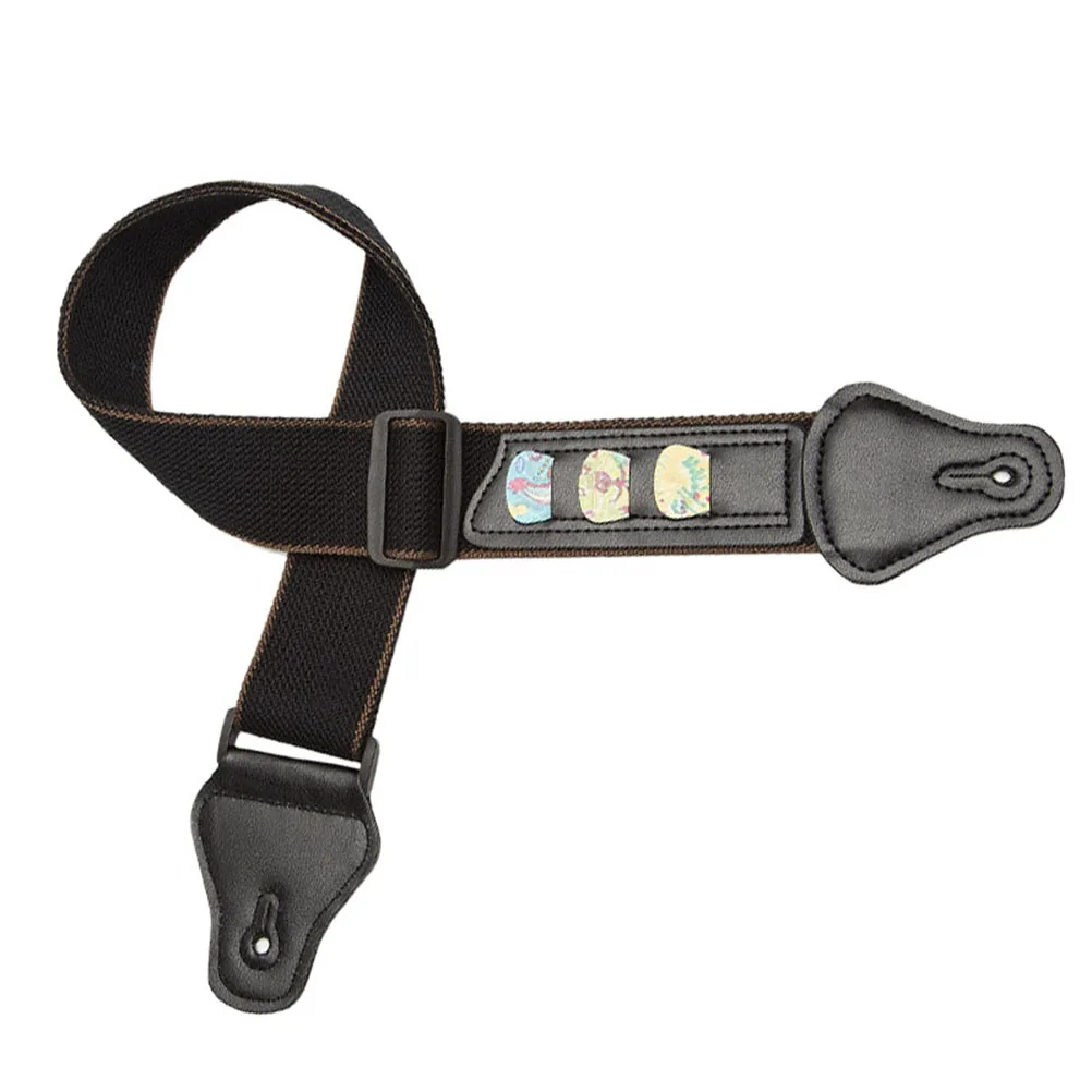 Electric Guitar Strap Acoustic Black Pick Holder for Universal Straps Belt Adjustable
Electric Guitar Strap Acoustic Black Pick Holder for Universal Straps Belt Adjustable