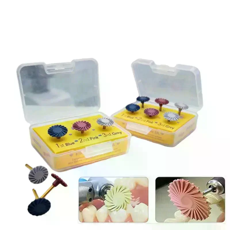 6Pcs/box Shank Dia2.35mm Rubber 14MM Cyclone Wheel Polishing Set For Low Speed High-Brightness Polishing Of Composite Materials
6Pcs/box Shank Dia2.35mm Rubber 14MM Cyclone Wheel Polishing Set For Low Speed High-Brightness Polishing Of Composite Materials