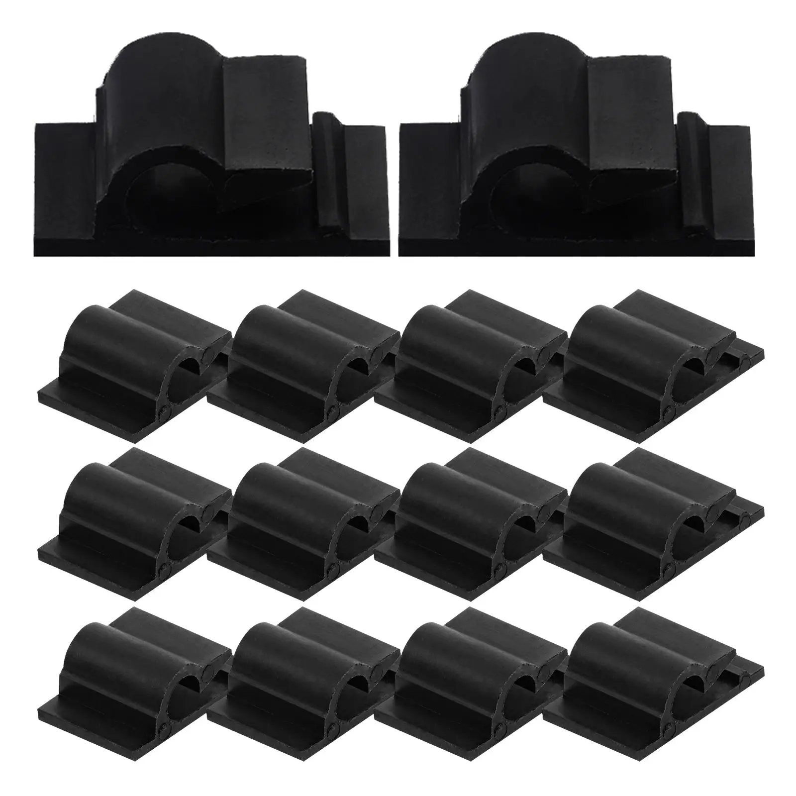 100 Pcs Cable Clips Self Adhesive Wire Holders Black Durable Cord ganizers for Office Home Desktop PA66 Long Stable
100 Pcs Cable Clips Self Adhesive Wire Holders Black Durable Cord ganizers for Office Home Desktop PA66 Long Stable