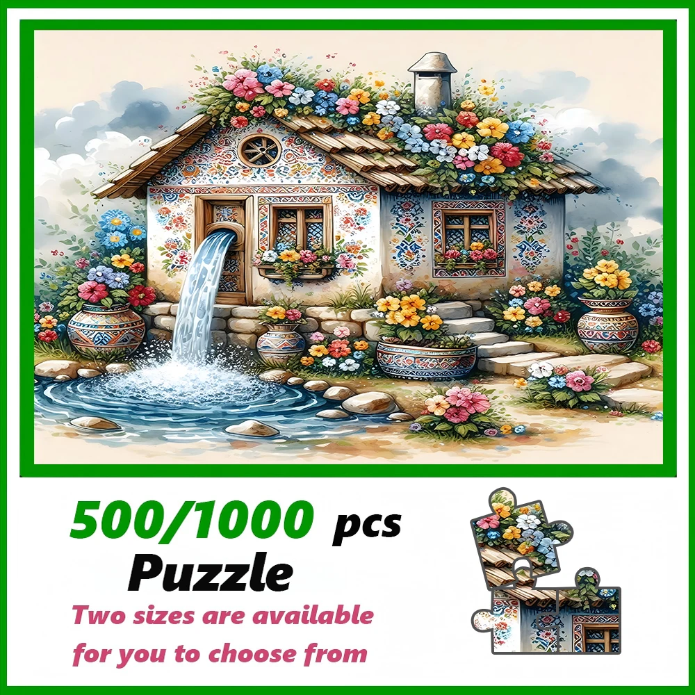 A high-quality 500/1000-piece puzzle, perfect for adults, is a fun family game that helps relieve stress and is great for birthd
A high-quality 500/1000-piece puzzle, perfect for adults, is a fun family game that helps relieve stress and is great for birthd