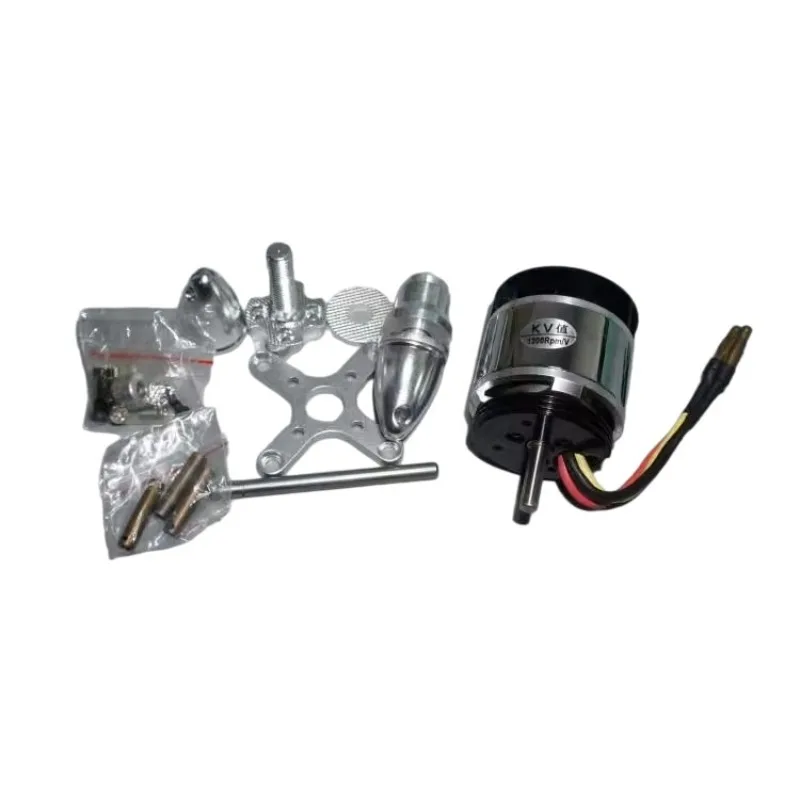 D4540 Outrunner Brushless Motor 1300KV with Cooling Fan & Clamp Accessories, 3 Ball Bearings for RC Drones FPV Racing Projects
D4540 Outrunner Brushless Motor 1300KV with Cooling Fan & Clamp Accessories, 3 Ball Bearings for RC Drones FPV Racing Projects