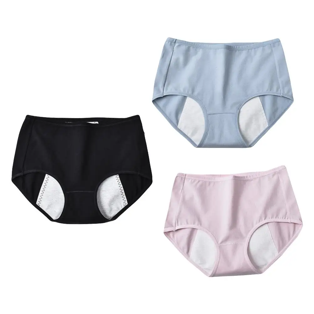 3 Pcs Women Menstruation Pants High Quality Cotton Spandex Leak Proof Menstrual Underpants Briefs Warm Breathable
3 Pcs Women Menstruation Pants High Quality Cotton Spandex Leak Proof Menstrual Underpants Briefs Warm Breathable