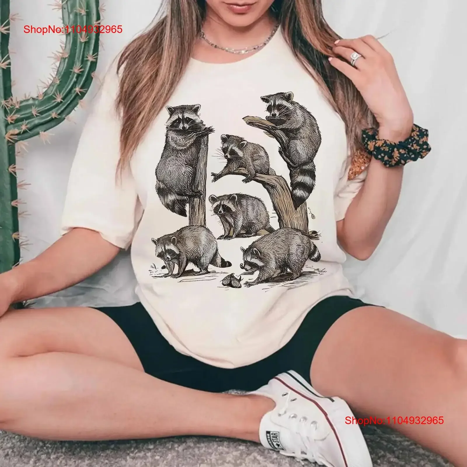 Funny Raccoon T Shirt Trash Panda Opossum Lover Cute Animal vintage Washed Versatile homme Slightly streetwear Casual Unisex
Funny Raccoon T Shirt Trash Panda Opossum Lover Cute Animal vintage Washed Versatile homme Slightly streetwear Casual Unisex