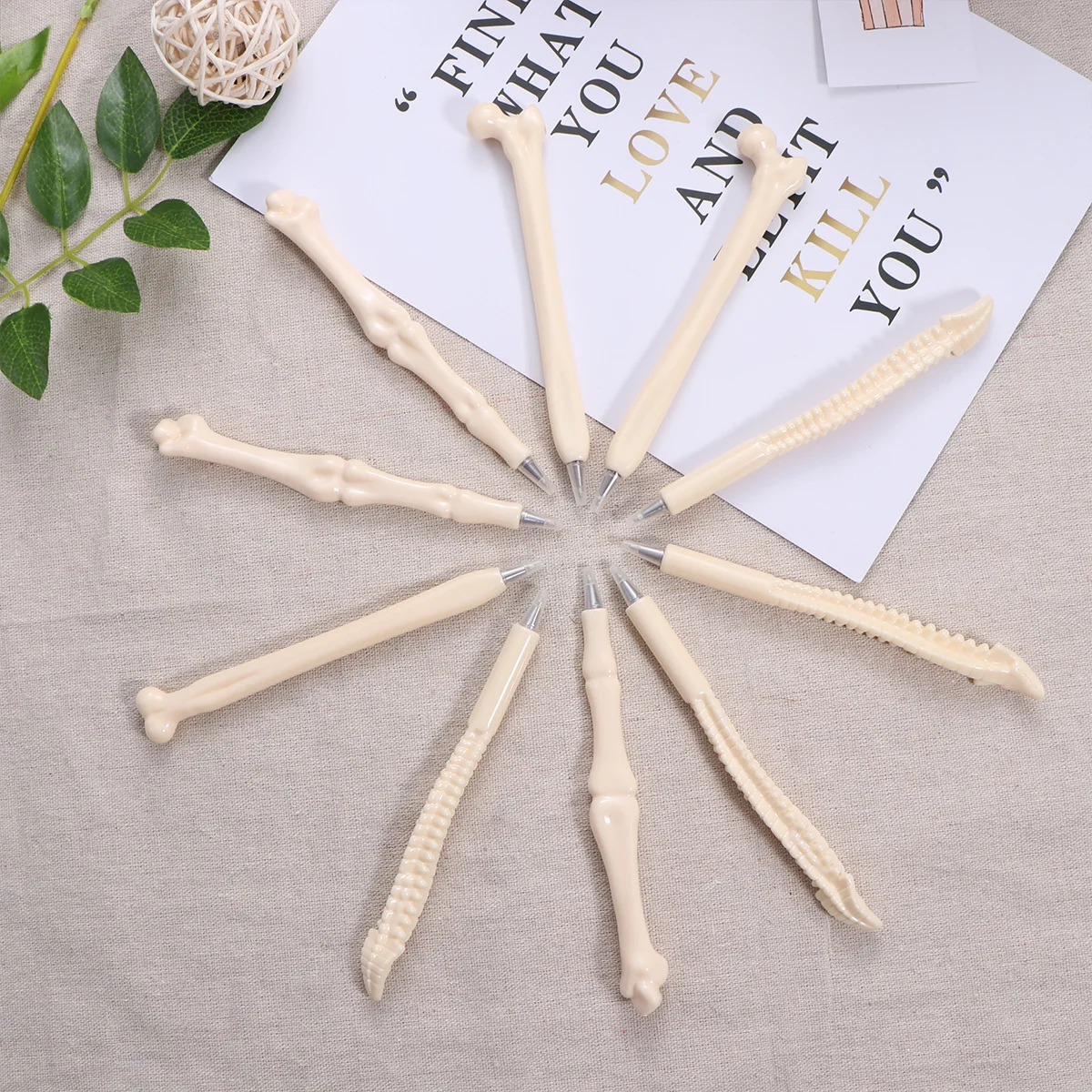10Pcs Bone Pens Shaped Human Design Plastic Ballpoint Pens 147Mm Blue Ink for Doctors Nurses Students Office Stationery
10Pcs Bone Pens Shaped Human Design Plastic Ballpoint Pens 147Mm Blue Ink for Doctors Nurses Students Office Stationery