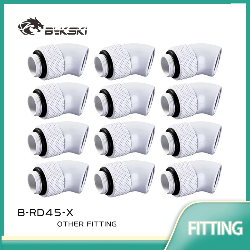 Bykski 12/16 шт., черное золото, поворотный фитинг на 45 градусов, переходник с резьбой G1/4 дюйма, вращающийся разъем, адаптеры для водяного охлаждения B-RD45-X
Bykski 12/16 шт., черное золото, поворотный фитинг на 45 градусов, переходник с резьбой G1/4 дюйма, вращающийся разъем, адаптеры для водяного охлаждения B-RD45-X