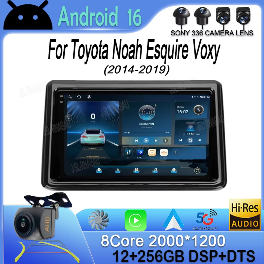 Android 16 Carplay Auto Car Radio For Toyota Noah Esquire Voxy 2014-2019 4G+WIFI Multimedia Video Player Stereo GPS Head Unit BT
Android 16 Carplay Auto Car Radio For Toyota Noah Esquire Voxy 2014-2019 4G+WIFI Multimedia Video Player Stereo GPS Head Unit BT