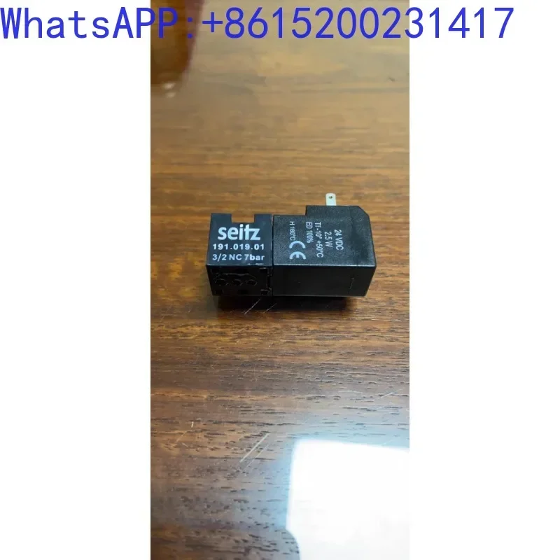 Seitz 191.019.01 3/2NC 7 бар 24 В постоянного тока 2,5 Вт электромагнитный клапан наполнительная машина электромагнитный клапан
Seitz 191.019.01 3/2NC 7 бар 24 В постоянного тока 2,5 Вт электромагнитный клапан наполнительная машина электромагнитный клапан
