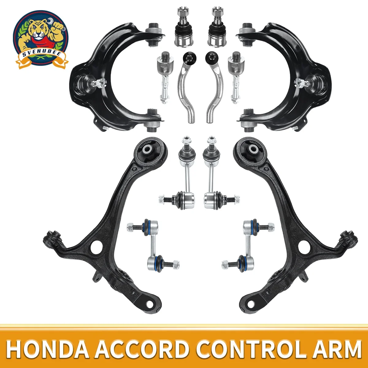 Svenubee 14pcs Front Suspension Upper Lower Control Arm Sway Bar Tie Rod Boot Kits for Honda Accord Acura TSX 2003 - 2008
Svenubee 14pcs Front Suspension Upper Lower Control Arm Sway Bar Tie Rod Boot Kits for Honda Accord Acura TSX 2003 - 2008