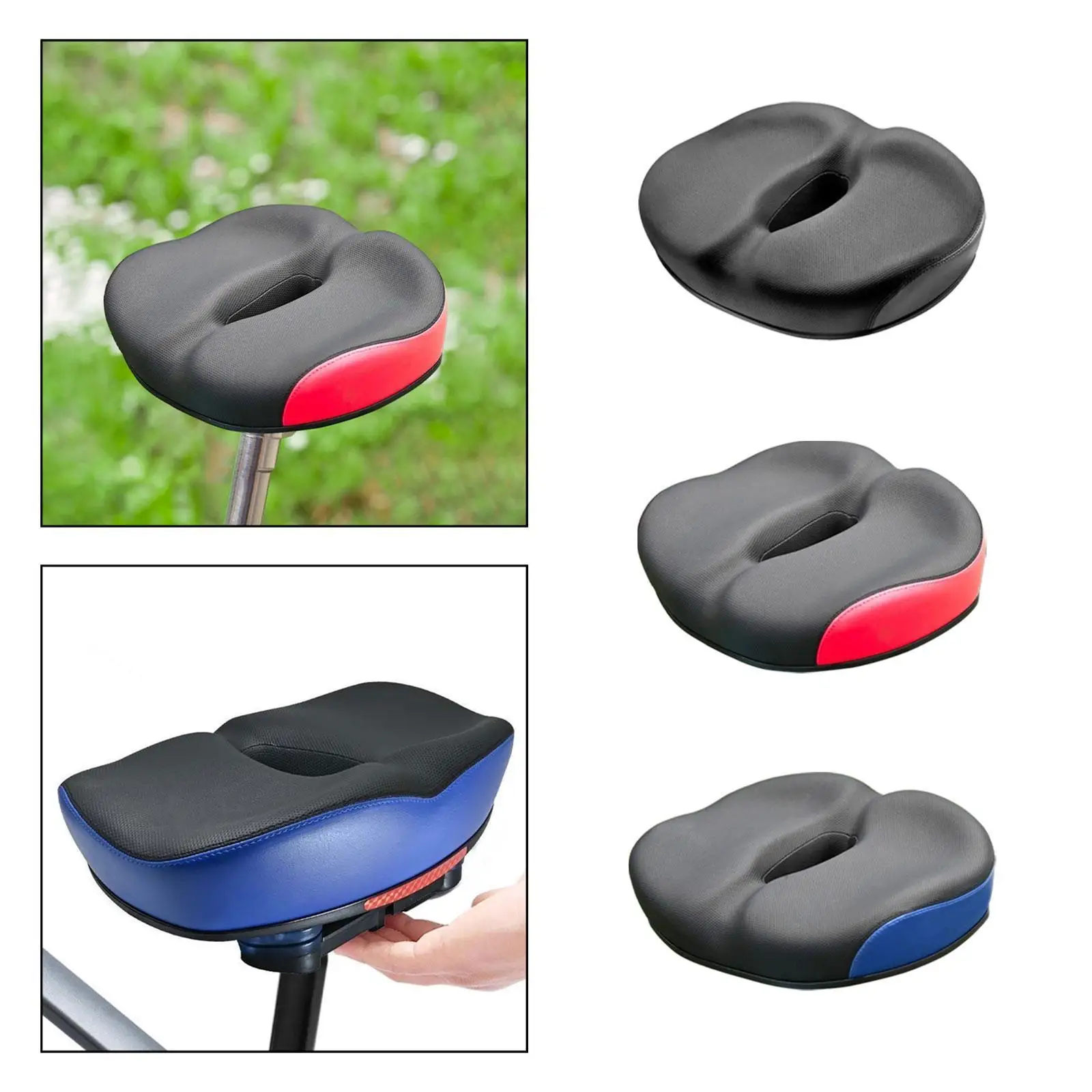 Bicycle Saddle Breathable Waterproof Widen Thicken Comfort Cycling Part Elegant Biking Bike Seat Soft Cushion Pad Replacement
Bicycle Saddle Breathable Waterproof Widen Thicken Comfort Cycling Part Elegant Biking Bike Seat Soft Cushion Pad Replacement