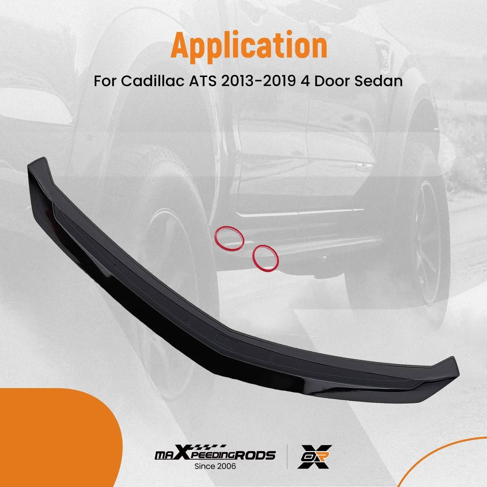 Black Trunk Spoiler for Cadillac 4 Door Sedan 2013 2014 2015-2017 ABS Plastic
Black Trunk Spoiler for Cadillac 4 Door Sedan 2013 2014 2015-2017 ABS Plastic