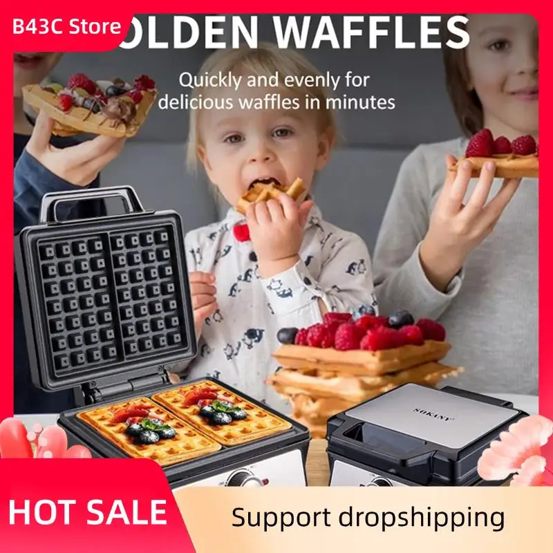 B43C Wafflemaker Single Plate Two-Slice Bread Maker,Double-Sided Heating,Non-Stick Design,Suitable For Family Restaurant
B43C Wafflemaker Single Plate Two-Slice Bread Maker,Double-Sided Heating,Non-Stick Design,Suitable For Family Restaurant