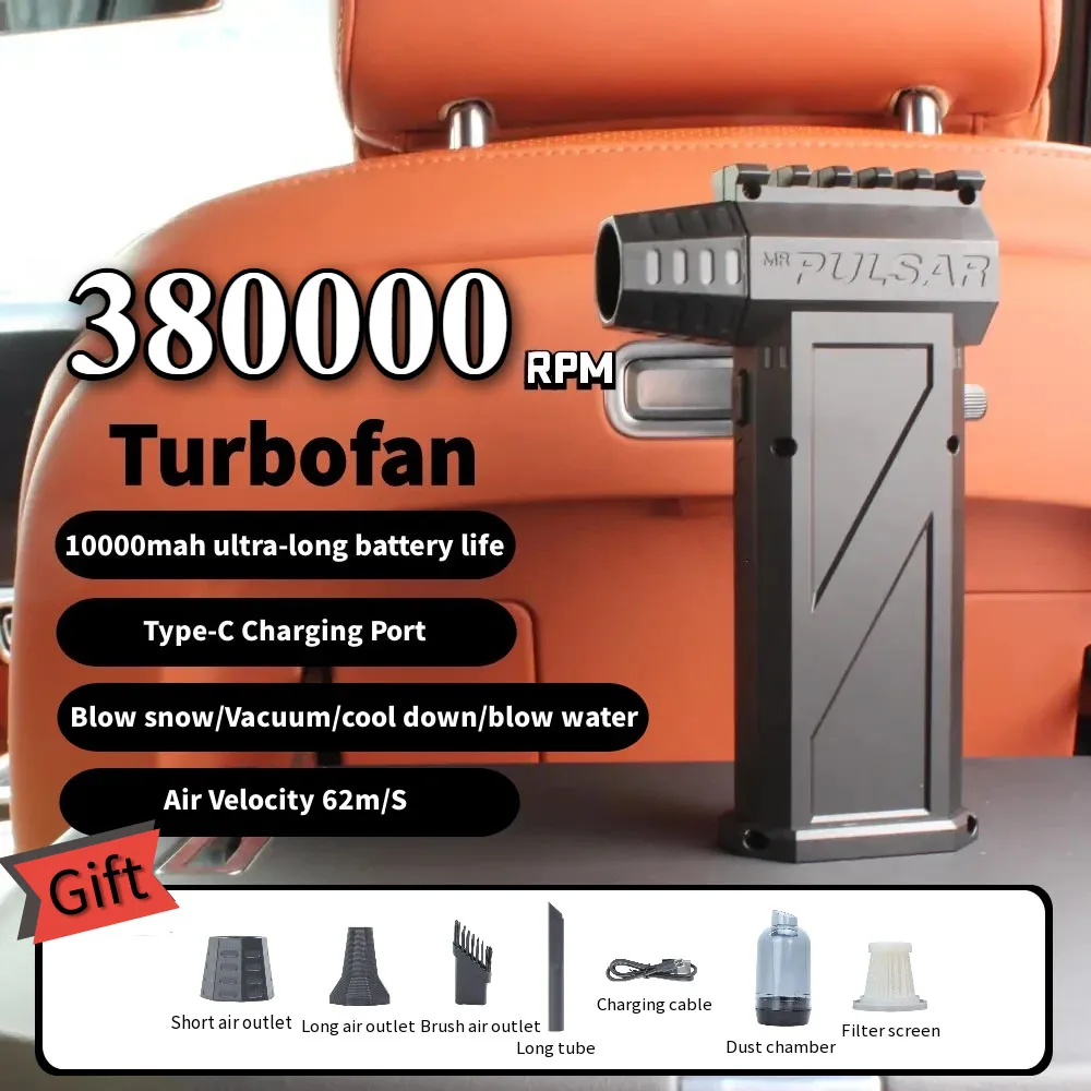 Высокое качество Turbo Jet Violent Fan380000RPM Высокоскоростной турбо Violent Fan Бесщеточный двигатель Ручной канальный вентилятор Инструмент для очистки ПК
Высокое качество Turbo Jet Violent Fan380000RPM Высокоскоростной турбо Violent Fan Бесщеточный двигатель Ручной канальный вентилятор Инструмент для очистки ПК