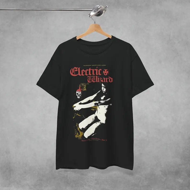 Electric Wizard Concert T Shirt Vintage Tour Cotton Tees Short Sleeve T Shirt O-Neck Clothing Summer
Electric Wizard Concert T Shirt Vintage Tour Cotton Tees Short Sleeve T Shirt O-Neck Clothing Summer