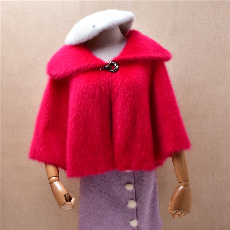 Женская осенне-зимняя одежда Mujer, красный плюшевый норковый кашемировый вязаный свитер с отложным воротником, короткий стильный укороченный топ, свободная мантия, плащ, свитер
Женская осенне-зимняя одежда Mujer, красный плюшевый норковый кашемировый вязаный свитер с отложным воротником, короткий стильный укороченный топ, свободная мантия, плащ, свитер
