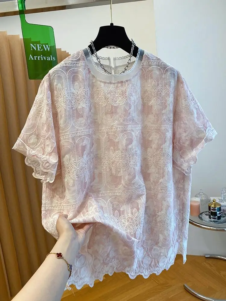 Women Summer T-shirt Loose Short-sleeved Casual Basic Shirt O Neck Oversize Top Chic Design Ladies Clothing
Women Summer T-shirt Loose Short-sleeved Casual Basic Shirt O Neck Oversize Top Chic Design Ladies Clothing