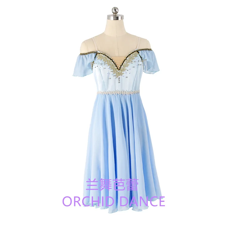 Performance Wear Adult Girls Dying Stage Wear Lyrical Contemporary Sky Blue Ballet Costumes
Performance Wear Adult Girls Dying Stage Wear Lyrical Contemporary Sky Blue Ballet Costumes