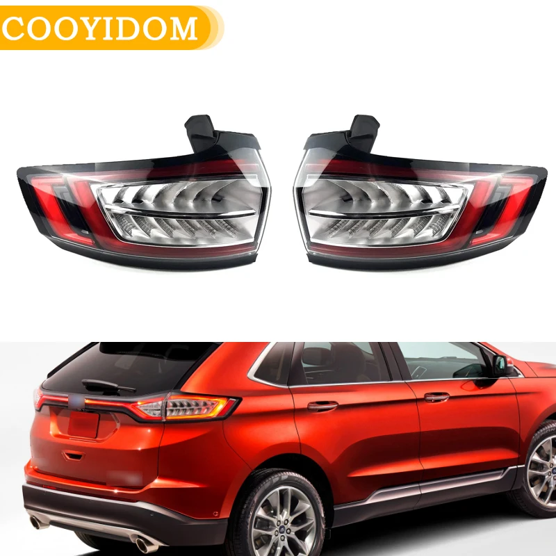 Автомобильный задний светильник в сборе для Ford Edge 2015 2016 2017 2018 Предупреждение лампа задний стоп-сигнал поворота светильник противотуманная фара Задний фонарь
Автомобильный задний светильник в сборе для Ford Edge 2015 2016 2017 2018 Предупреждение лампа задний стоп-сигнал поворота светильник противотуманная фара Задний фонарь