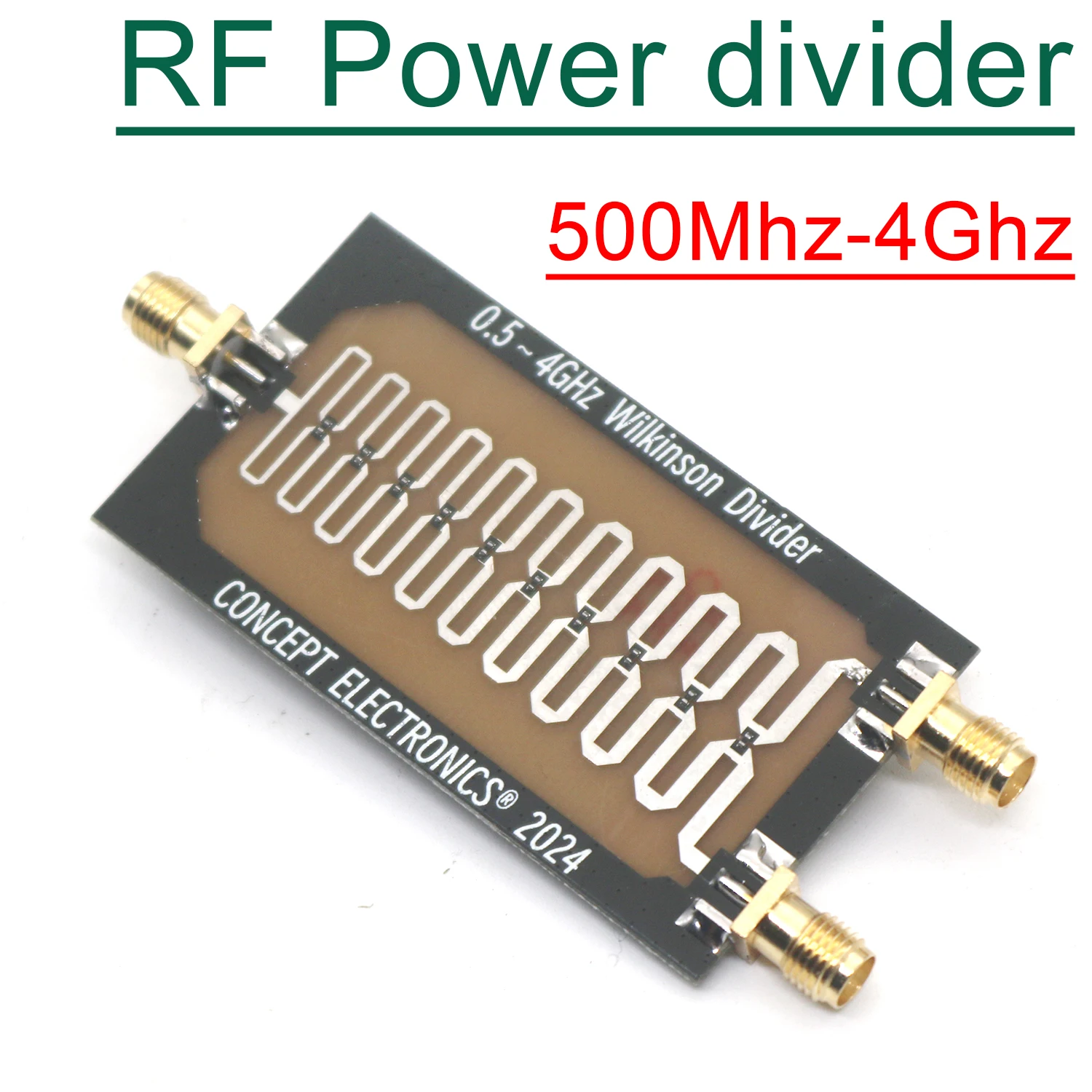500M- 4GHz Wilkinson RF Power Splitter RF Divider Combiner For RF Amplifier Power Synthesis 868Mhz 915Mhz 1.2Ghz 1.5Ghz 2.4Ghz
500M- 4GHz Wilkinson RF Power Splitter RF Divider Combiner For RF Amplifier Power Synthesis 868Mhz 915Mhz 1.2Ghz 1.5Ghz 2.4Ghz