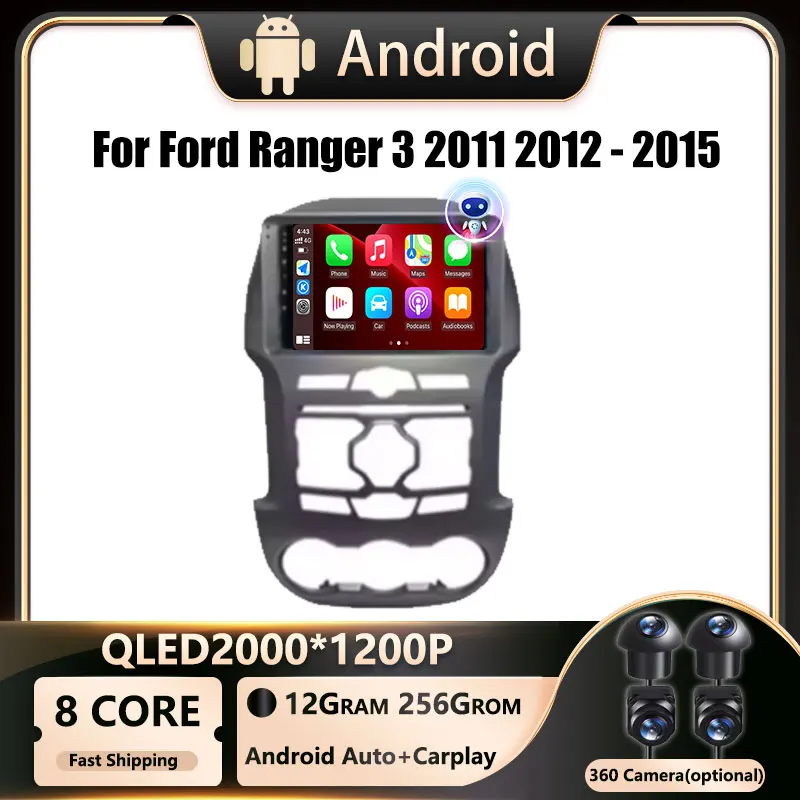 4G Android OS For Ford Ranger 3 2011 2012 - 2015 Car Radio Stereo Multimedia Navigation Video Player GPS QLED screen BT 5.0
4G Android OS For Ford Ranger 3 2011 2012 - 2015 Car Radio Stereo Multimedia Navigation Video Player GPS QLED screen BT 5.0