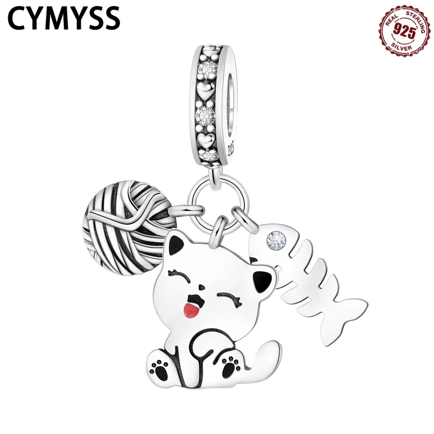 CYMYSS 2025 New S925 Sterling Silver Cat Fishbone Wool Cute Pendant Boutique Travel Birthday Party Jewelry Gift Women's Pendant
CYMYSS 2025 New S925 Sterling Silver Cat Fishbone Wool Cute Pendant Boutique Travel Birthday Party Jewelry Gift Women's Pendant