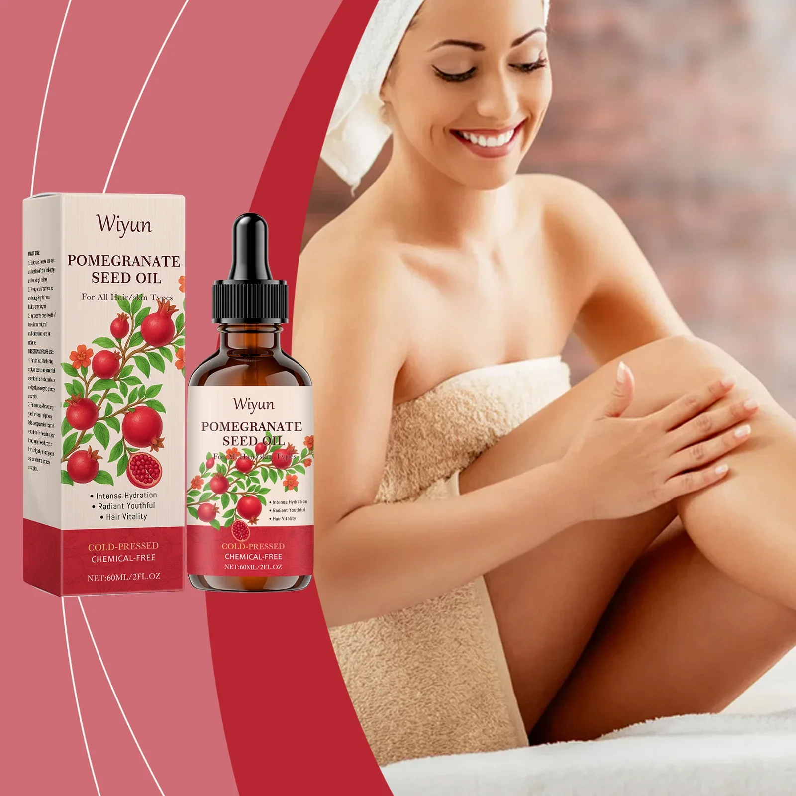 Масло из семян граната - 60 мл. Нежное питание для лица, тела и волос, увлажнение 2-в-1, улучшение текстуры и блеска, комплексный уход.
Масло из семян граната - 60 мл. Нежное питание для лица, тела и волос, увлажнение 2-в-1, улучшение текстуры и блеска, комплексный уход.