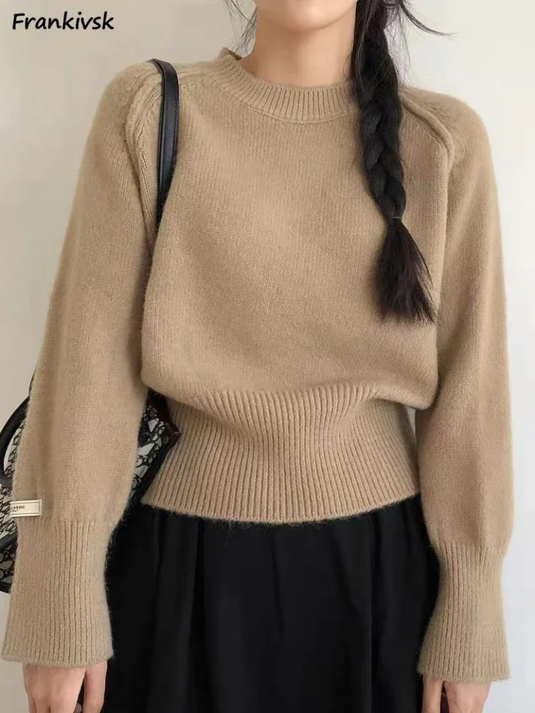 Pure Sweater Women Casual Stylish Daily All-match Students Outer Trendy Autumn Pullovers O-neck Basic Versatile Warm Clothing
Pure Sweater Women Casual Stylish Daily All-match Students Outer Trendy Autumn Pullovers O-neck Basic Versatile Warm Clothing