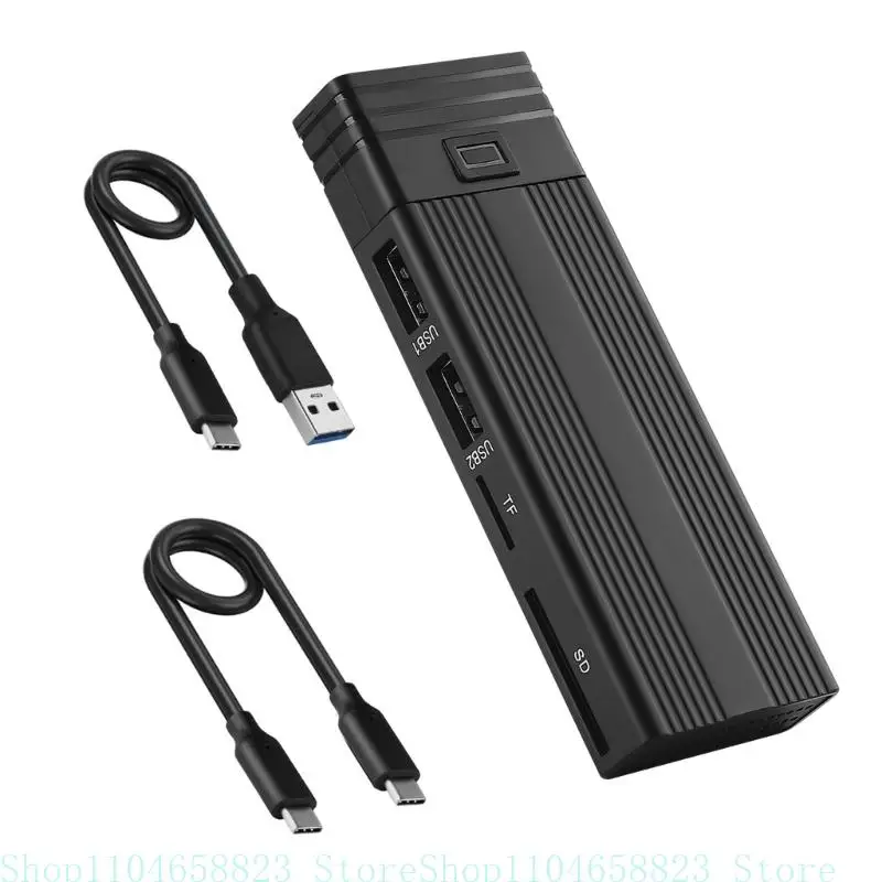 Aluminum M.2 NVME SSD Enclosure Adapter, USB3.0 10 Gbps to NVME PCI-E M-Key-/(B+M) Key-
Aluminum M.2 NVME SSD Enclosure Adapter, USB3.0 10 Gbps to NVME PCI-E M-Key-/(B+M) Key-
