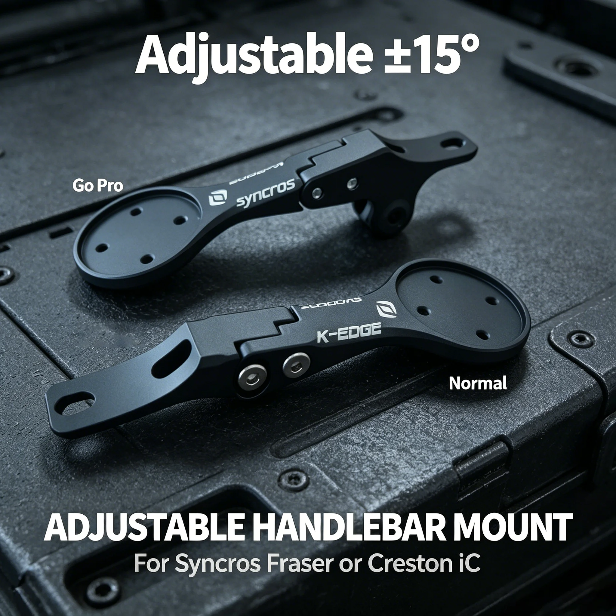 Aluminum Alloy Computer Mount For Syncros Fraser or Creston iC cockpits Computer Mount Gopro/Garmin/Bryton/Wahoo Mount
Aluminum Alloy Computer Mount For Syncros Fraser or Creston iC cockpits Computer Mount Gopro/Garmin/Bryton/Wahoo Mount