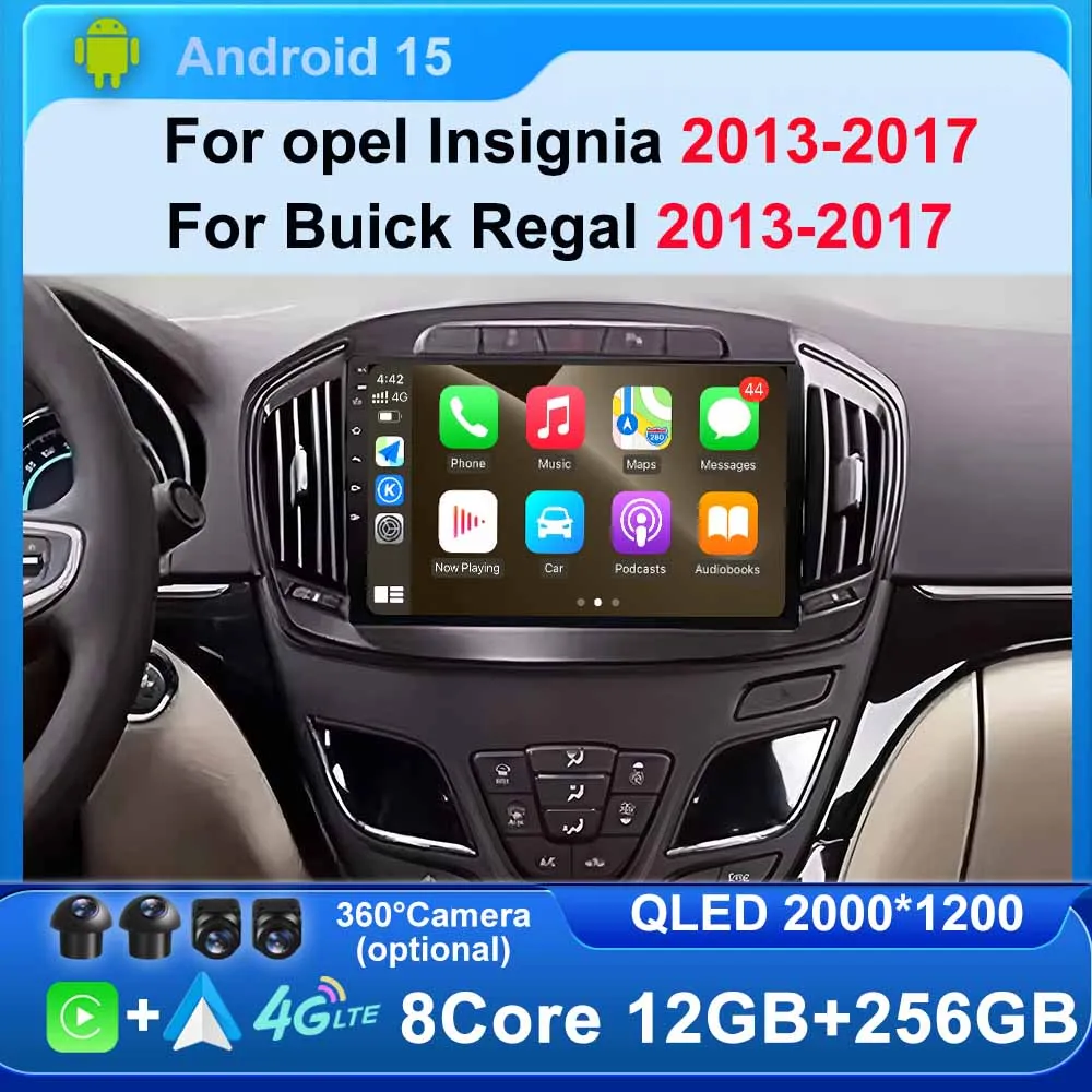 Android 15 Carplay Auto Car Radio For Opel Insignia For Buick Regal 2013 -2017 Car GPS Multimedia Video Player Head Unit Stereo
Android 15 Carplay Auto Car Radio For Opel Insignia For Buick Regal 2013 -2017 Car GPS Multimedia Video Player Head Unit Stereo