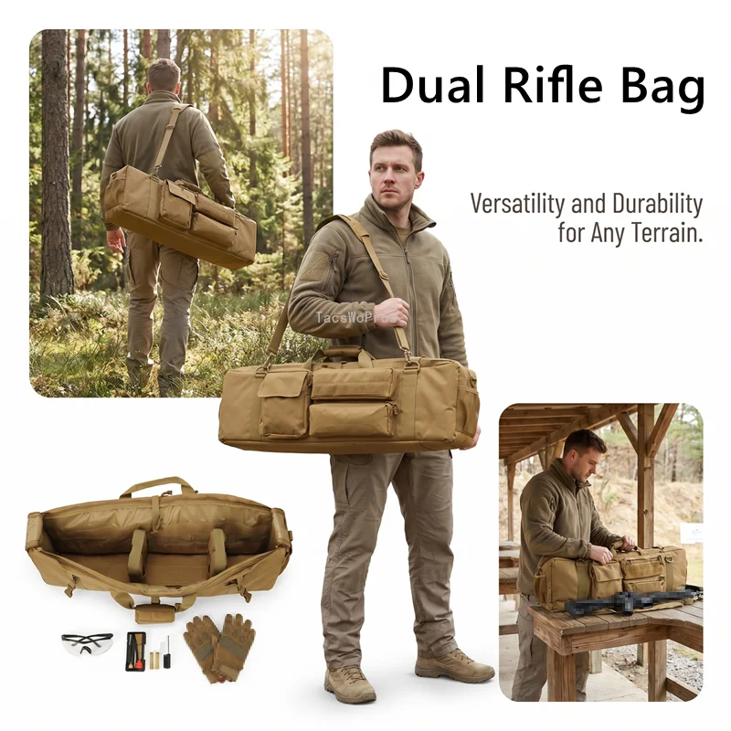 M249 Tactical Hunting Gun Bag Heavy Duty Gun Carry Bag Durable Nylon Paintball Airsoft Dual Rifle Case with Shoulder Strap
M249 Tactical Hunting Gun Bag Heavy Duty Gun Carry Bag Durable Nylon Paintball Airsoft Dual Rifle Case with Shoulder Strap