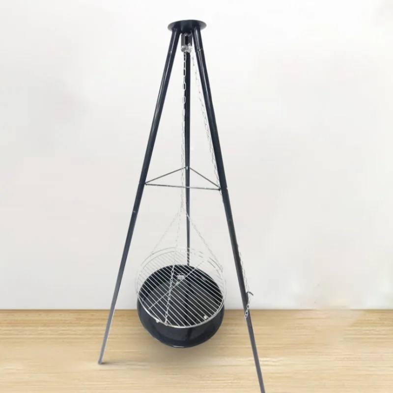 Portable Triangle Camping Grill Outdoor Detachable Charcoal Barbecue Hanging Chain Stove Family Party Camp Cooking Supplies
Portable Triangle Camping Grill Outdoor Detachable Charcoal Barbecue Hanging Chain Stove Family Party Camp Cooking Supplies