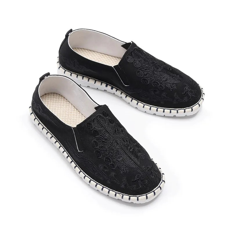 Men's Summer Slip-On Breathable Lazy Casual Shoes Embroidered Color Soft Bottom Canvas Shoes Flat Heel Low Top Sneakers
Men's Summer Slip-On Breathable Lazy Casual Shoes Embroidered Color Soft Bottom Canvas Shoes Flat Heel Low Top Sneakers