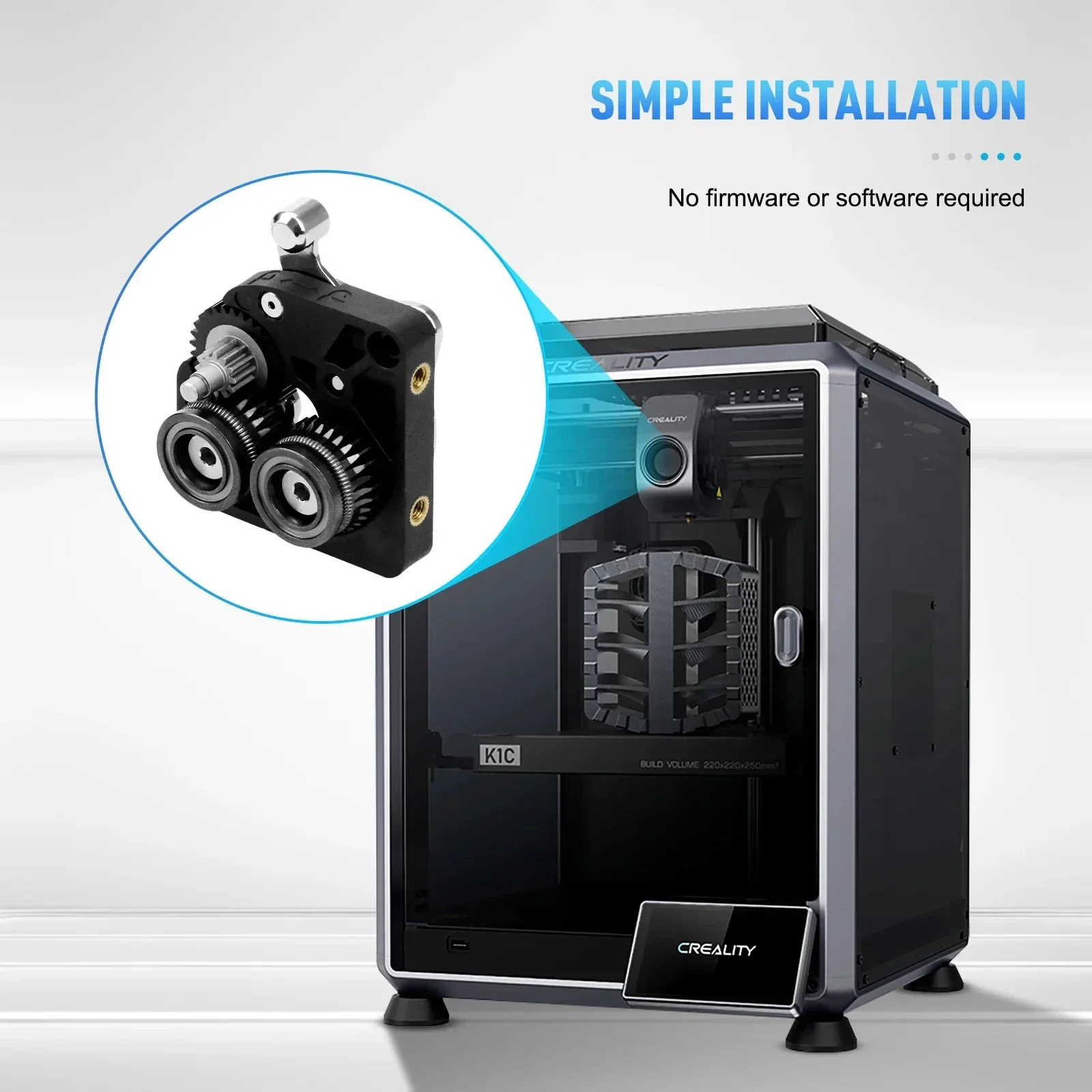 Экструдер K1C с металлическими шестернями Ender 3 V3 Gears Ender 3 V3 Plus Аксессуары Полностью металлический экструдер высокой твердости для Creality K1 K1 Max
Экструдер K1C с металлическими шестернями Ender 3 V3 Gears Ender 3 V3 Plus Аксессуары Полностью металлический экструдер высокой твердости для Creality K1 K1 Max