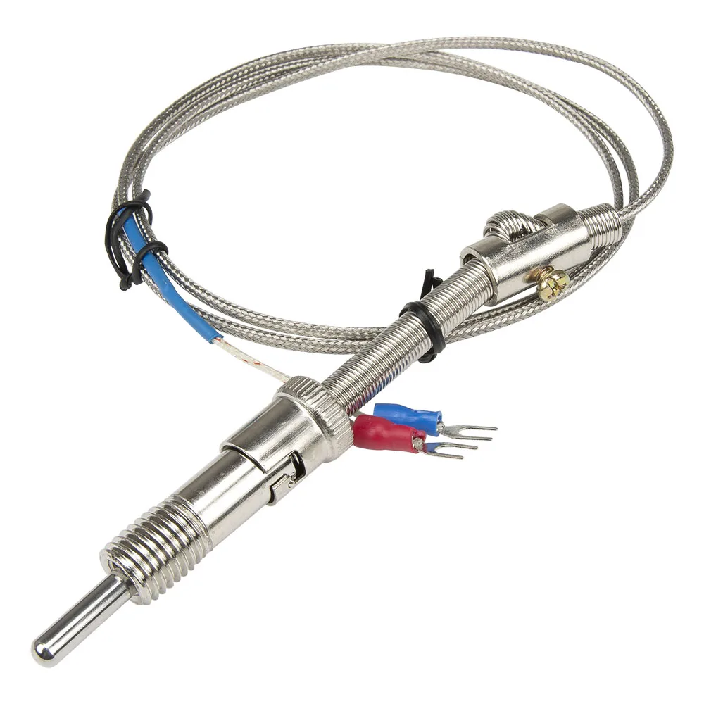 FTARS01 K E type 1m metal braided cable M12 pressure spring 32mm sleeve length thermocouple temperature sensor
FTARS01 K E type 1m metal braided cable M12 pressure spring 32mm sleeve length thermocouple temperature sensor