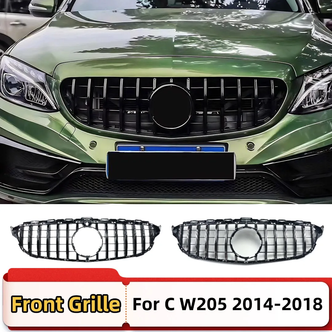 For Mercedes Benz C class W205 C205 S205 A205 C43 2014-2018 C180 C200 C260 C250 C300 GT Front Mask Grille Bumper Grill Tuning
For Mercedes Benz C class W205 C205 S205 A205 C43 2014-2018 C180 C200 C260 C250 C300 GT Front Mask Grille Bumper Grill Tuning