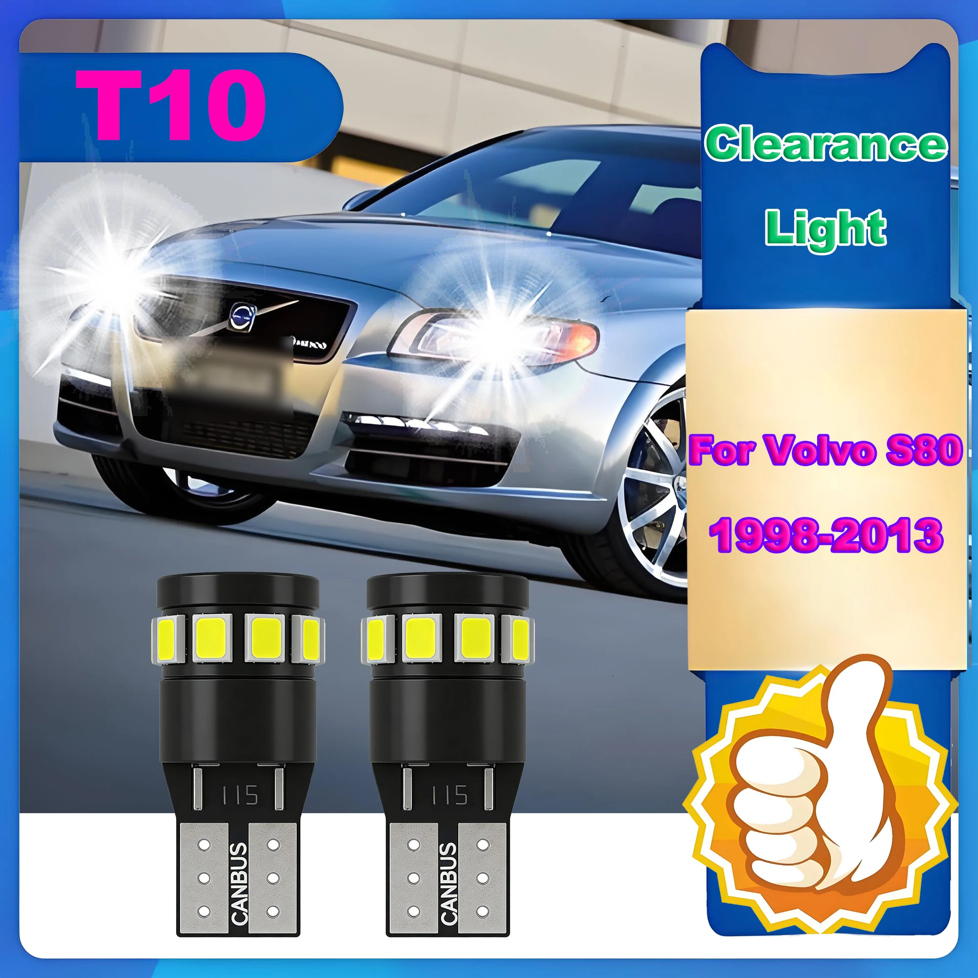 2 шт. T10 W5W Canbus LED габаритные огни, миниатюрные, сверхъяркие, для Volvo S80 1998-2013, 2009, 2010, 2011, 2012, светодиодные габаритные фонари
2 шт. T10 W5W Canbus LED габаритные огни, миниатюрные, сверхъяркие, для Volvo S80 1998-2013, 2009, 2010, 2011, 2012, светодиодные габаритные фонари