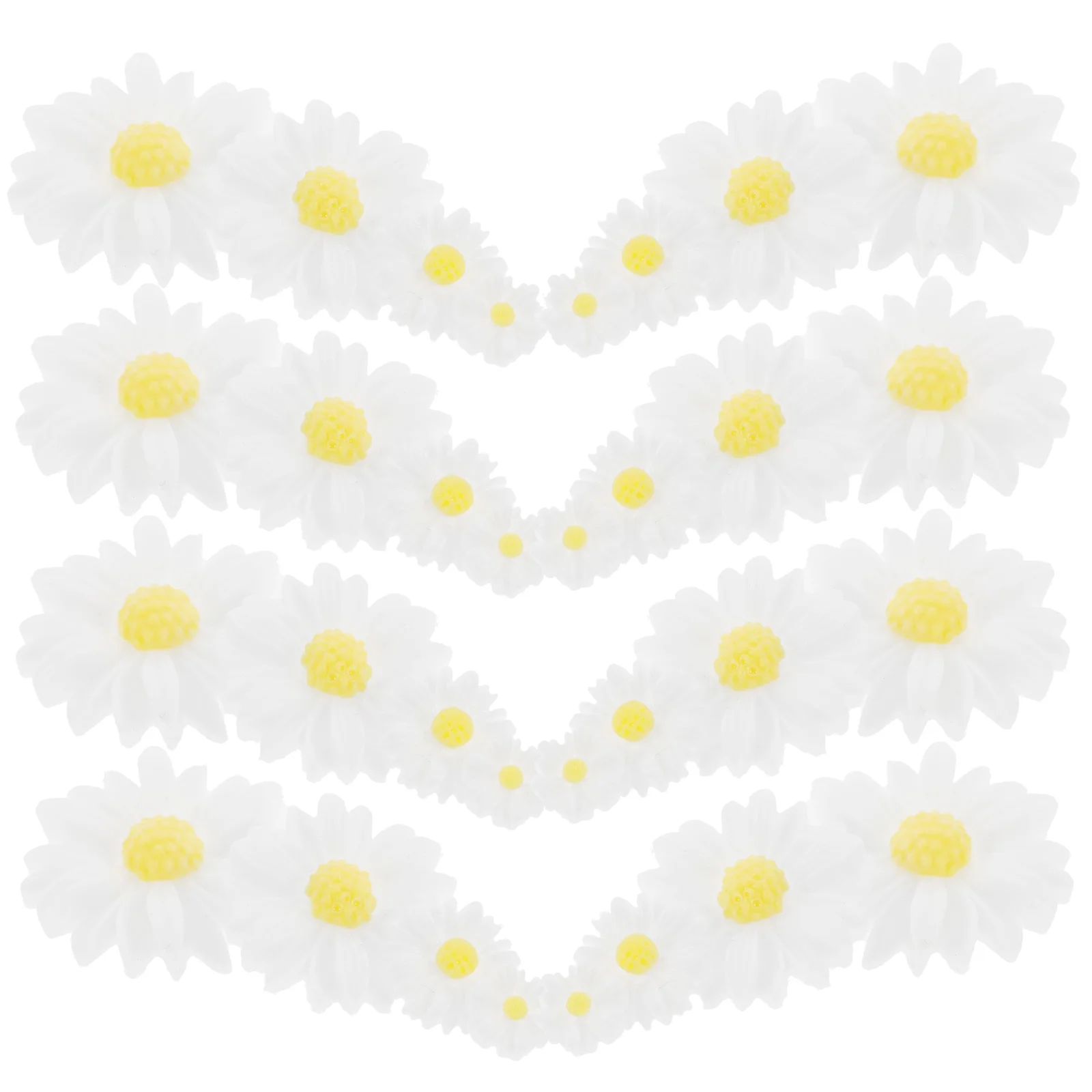 80pcs Resin Flower Accessories 9mm 13mm 22mm 26mm White Daisy Decorations for Phone Case DIY Jewelry Parts Charm
80pcs Resin Flower Accessories 9mm 13mm 22mm 26mm White Daisy Decorations for Phone Case DIY Jewelry Parts Charm