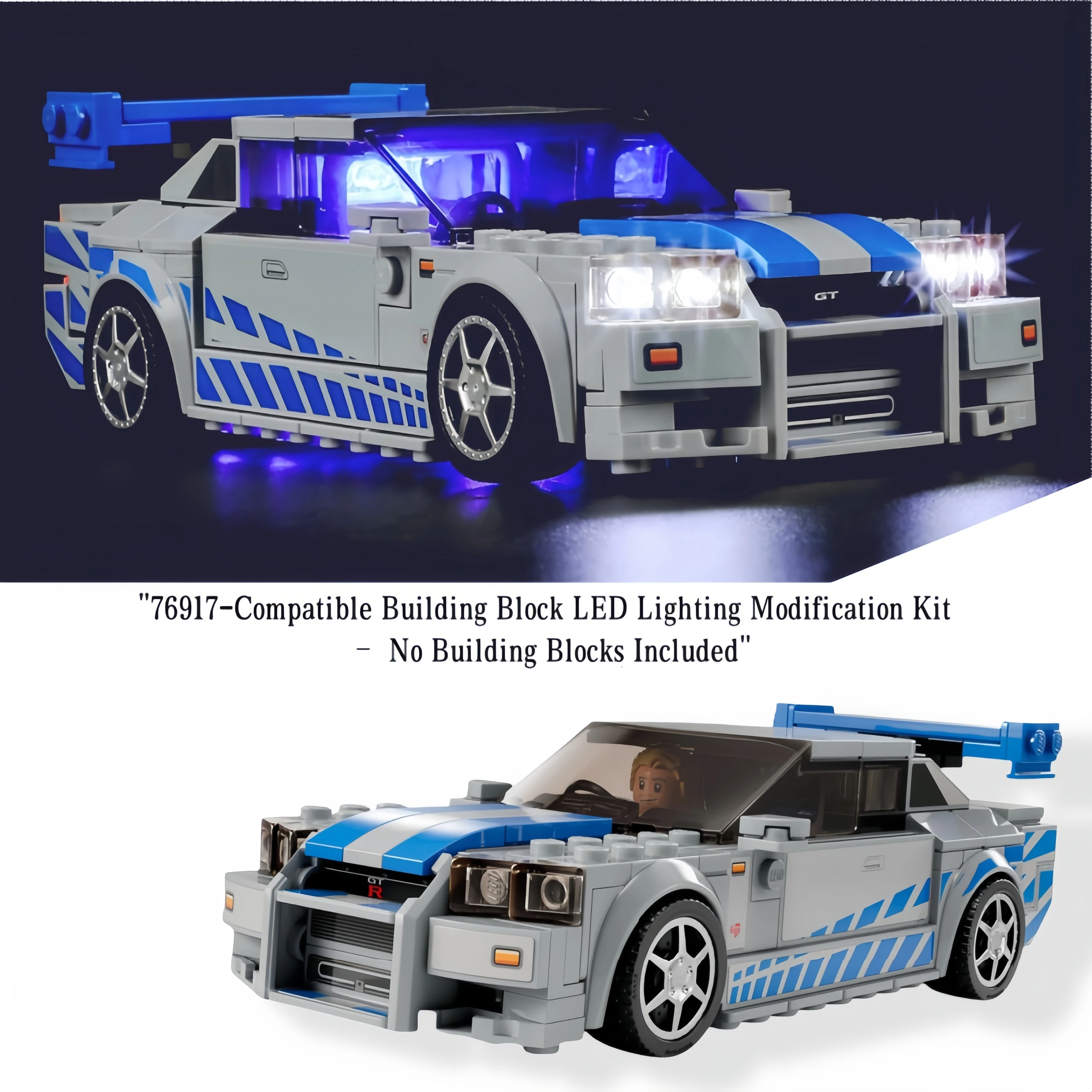 76917-совместимый строительный блок, комплект модификации светодиодного освещения с питанием от USB, простая установка для энтузиастов, без кирпичей в комплекте
76917-совместимый строительный блок, комплект модификации светодиодного освещения с питанием от USB, простая установка для энтузиастов, без кирпичей в комплекте