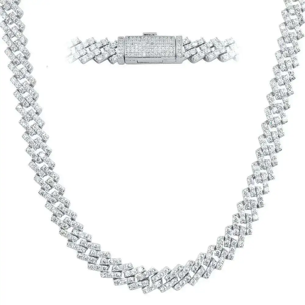 Fashion Jewelry Mossanite 925 Sterling Silver Iced Out Moissanite Diamond Cuban Chain Necklace
Fashion Jewelry Mossanite 925 Sterling Silver Iced Out Moissanite Diamond Cuban Chain Necklace