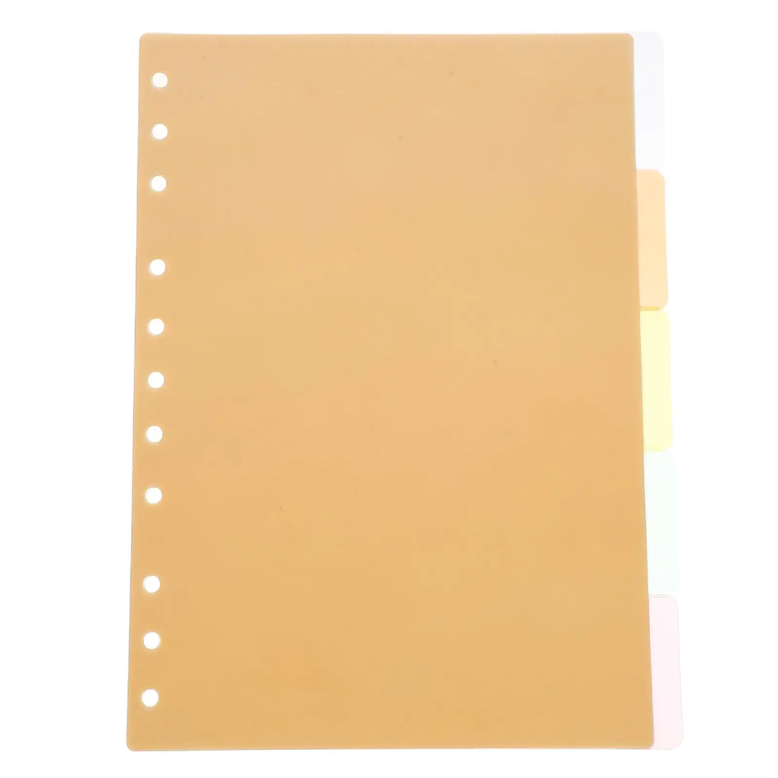 5 Sheets Plastic Dividers for B5 Notebooks 11 Holes Compatible 9 Holes Creative Tabs Office Supplies Loose Leaf Binder
5 Sheets Plastic Dividers for B5 Notebooks 11 Holes Compatible 9 Holes Creative Tabs Office Supplies Loose Leaf Binder