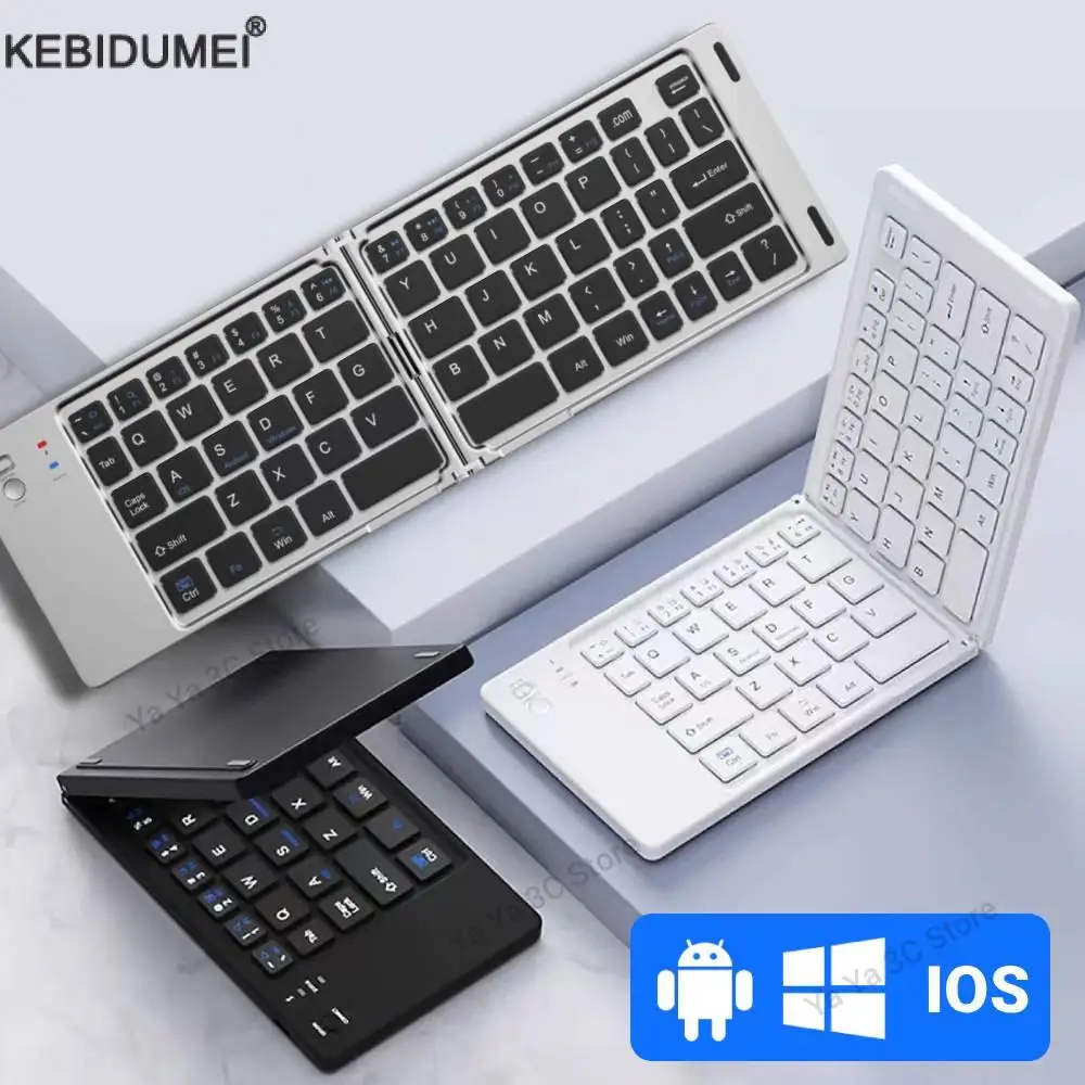 Mini Foldable Wireless Keyboard Rechargeable Bluetooth Keyboard Folding Keyboard for PC Mac Smartphone Windows iOS Android
Mini Foldable Wireless Keyboard Rechargeable Bluetooth Keyboard Folding Keyboard for PC Mac Smartphone Windows iOS Android