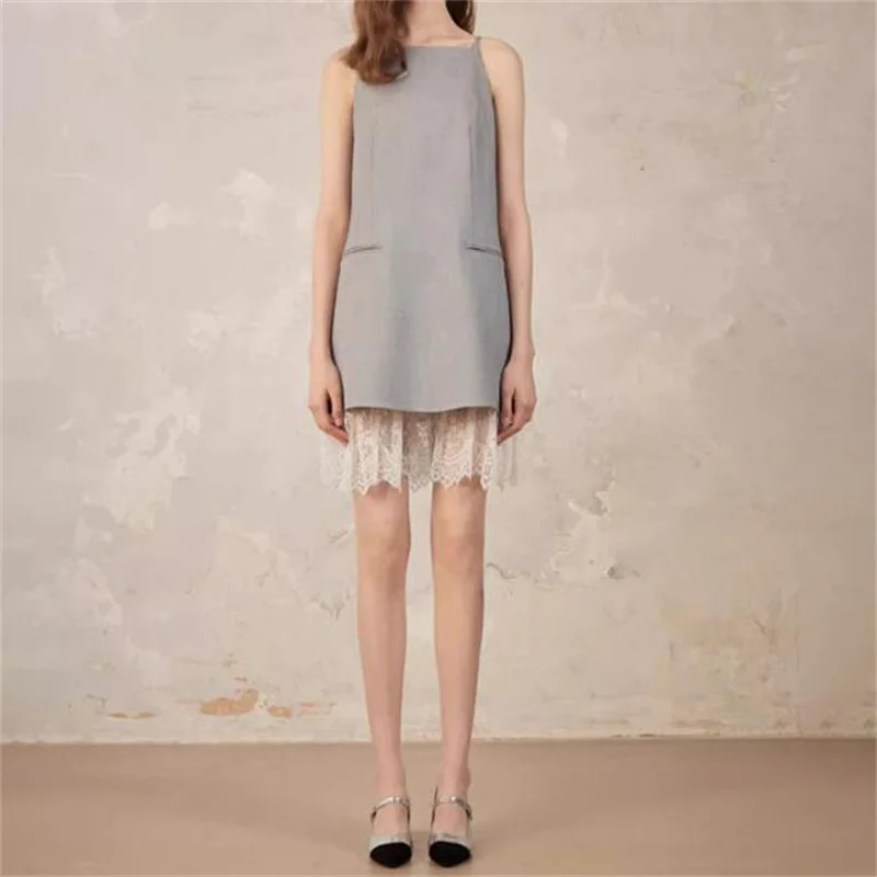 fashion summer dresses 2024 New in Lace patchwork suspender mini skirt High quality sleeveless Short dresses y2k Midi dresses
fashion summer dresses 2024 New in Lace patchwork suspender mini skirt High quality sleeveless Short dresses y2k Midi dresses