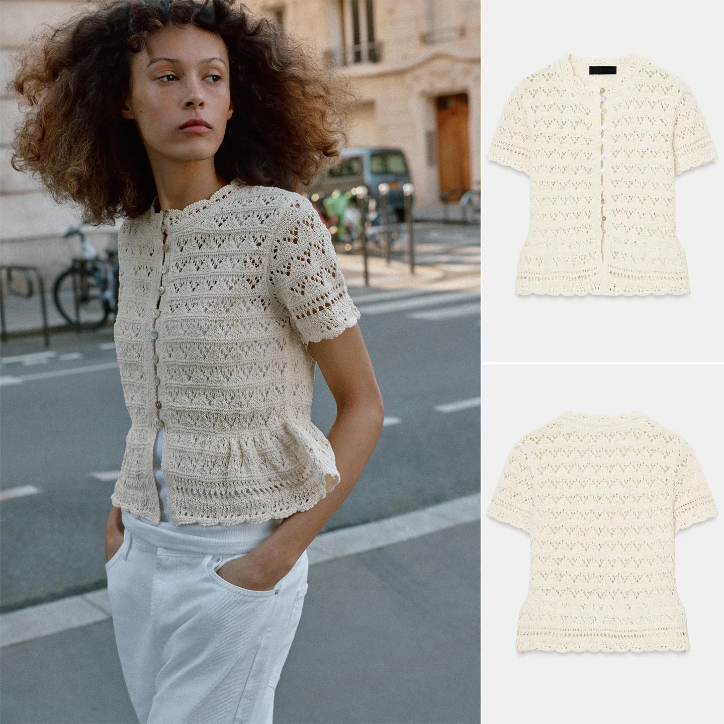 Spring Summer New Arrival Women's Casual Style A-Line Hem round Neck Short Sleeve Knitted Jacket Loose Fit Polyester Fiber
Spring Summer New Arrival Women's Casual Style A-Line Hem round Neck Short Sleeve Knitted Jacket Loose Fit Polyester Fiber