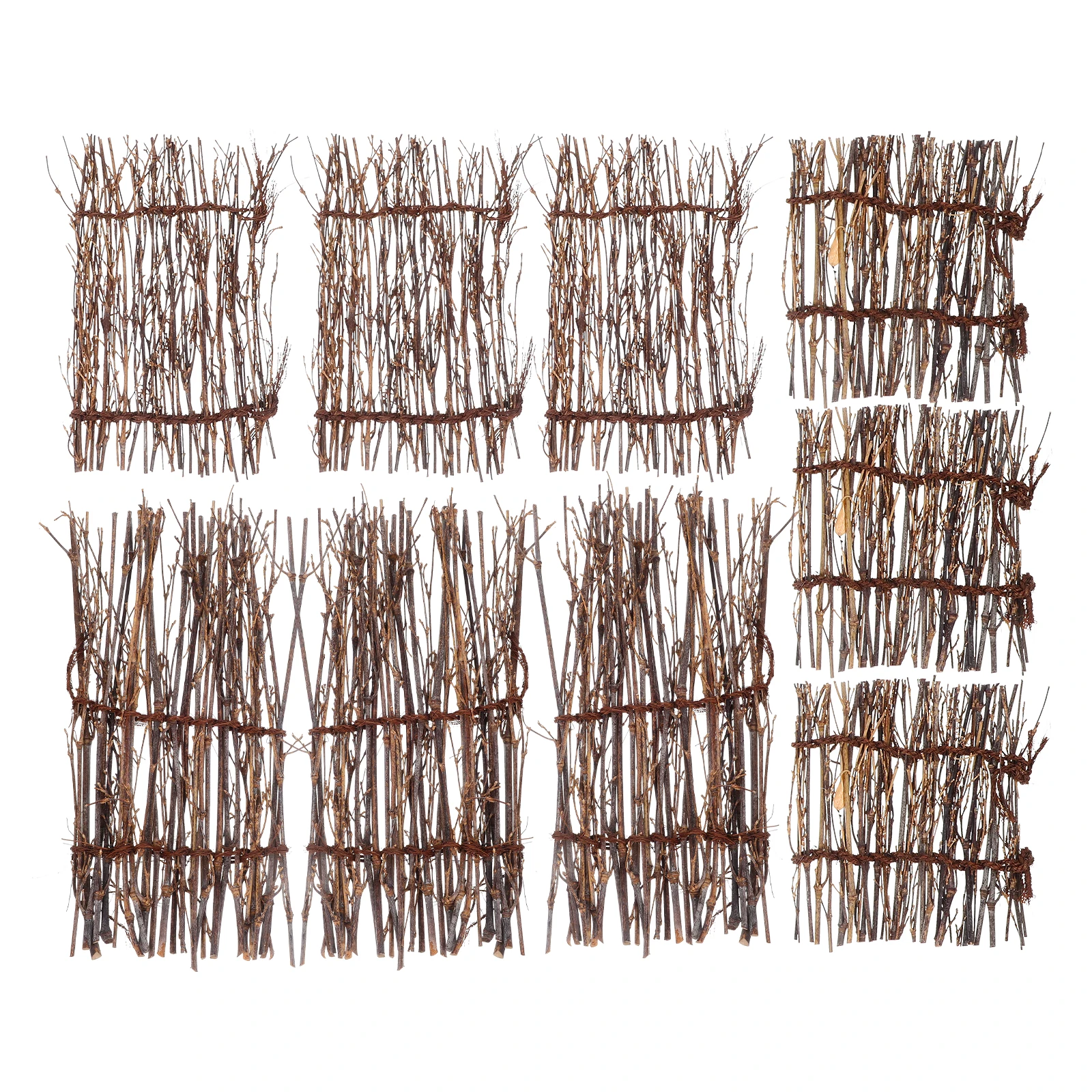 9 Pcs Bamboo Fence Mat 11x13 11x17 11x23 Handmade Bamboo Bonsai Ornament Sashimi Platter Mini Landscape Decor Gardening
9 Pcs Bamboo Fence Mat 11x13 11x17 11x23 Handmade Bamboo Bonsai Ornament Sashimi Platter Mini Landscape Decor Gardening