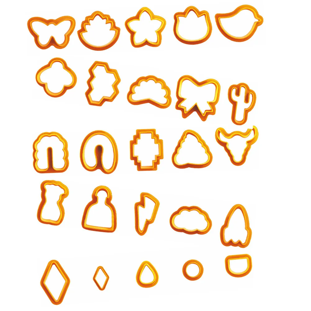 25pcs Clay Earring Molding Tools Polymer Earrings Plastic Beads DIY Polymer Clay Molds Shapes for DIY Household
25pcs Clay Earring Molding Tools Polymer Earrings Plastic Beads DIY Polymer Clay Molds Shapes for DIY Household