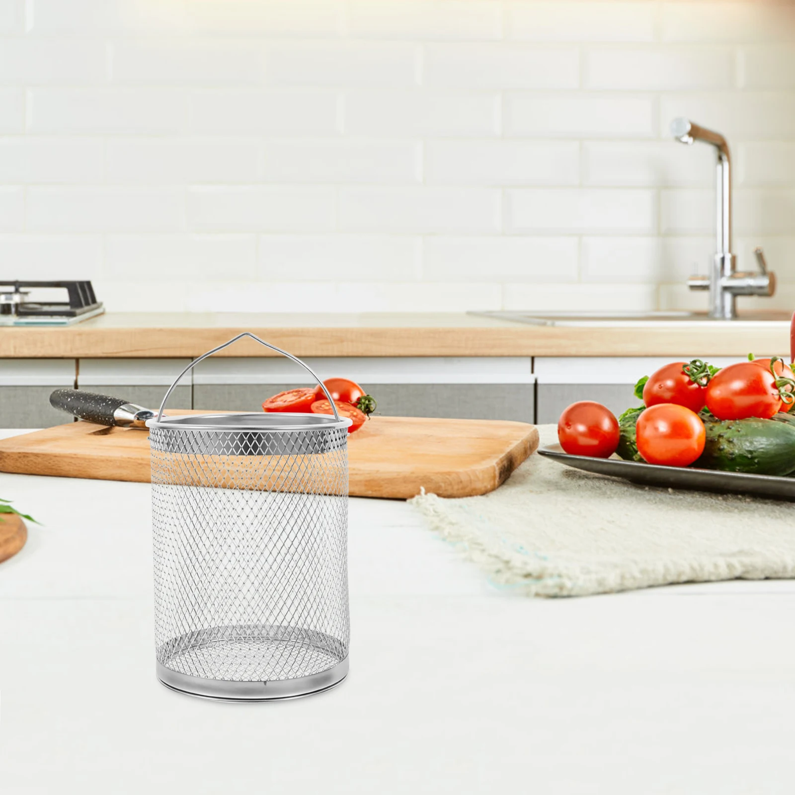 Stainless Steel Oil Filter Fryer Strainer Pot Mesh Deep Fry Oil Filter Replacement Sturdy Wear Resistant Easy Clean High
Stainless Steel Oil Filter Fryer Strainer Pot Mesh Deep Fry Oil Filter Replacement Sturdy Wear Resistant Easy Clean High
