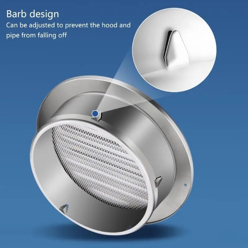 652F Practical Sturdy Stainless Steel Round Wall Vent with Fine Designs for Efficient Air Flowing in Garages Daily Use
652F Practical Sturdy Stainless Steel Round Wall Vent with Fine Designs for Efficient Air Flowing in Garages Daily Use