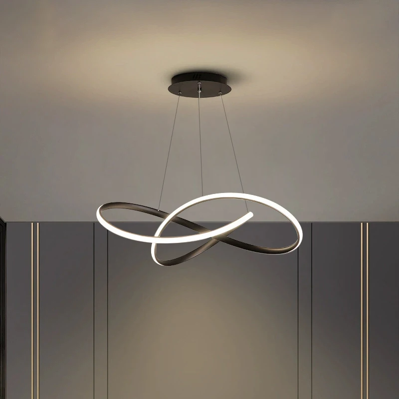 Restaurant LED Pendant Light 50/60CM Geometric Line Lights Living Room Bedroom Kitchen Dining Room Hall Home Decor Led Lighting
Restaurant LED Pendant Light 50/60CM Geometric Line Lights Living Room Bedroom Kitchen Dining Room Hall Home Decor Led Lighting