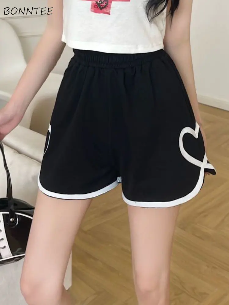 M-4XL Shorts for Women Summer Black Printed Lovely Ulzzang Preppy Style Students All-match Streetwear Elastic Waist Comfortable
M-4XL Shorts for Women Summer Black Printed Lovely Ulzzang Preppy Style Students All-match Streetwear Elastic Waist Comfortable